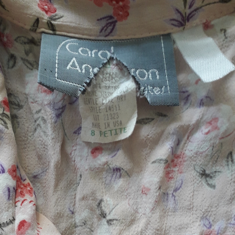 Carol Anderson Vintage Floral Dress - Picture 2 of 8